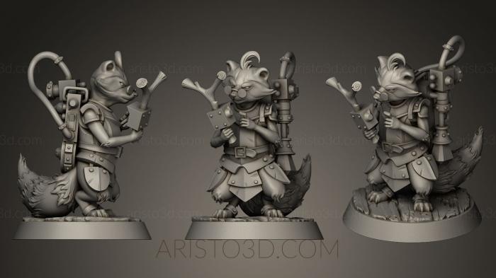 Figurines heroes, monsters and demons (STKM_0081) 3D model for CNC machine